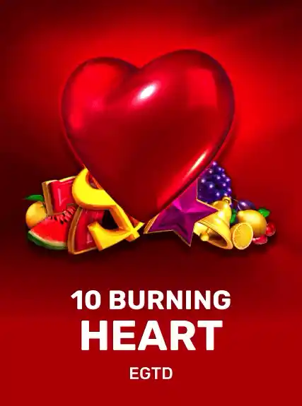 10 Burning Heart game tile